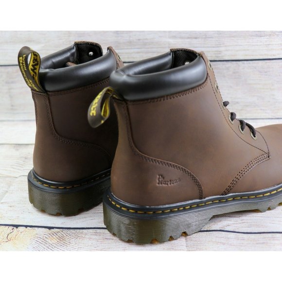 Dr Martens Air Wair Cartor Dark Brown Mens Boot 12 - Picture 8 of 12
